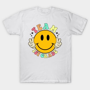 Team First Grade Smiley T-Shirt